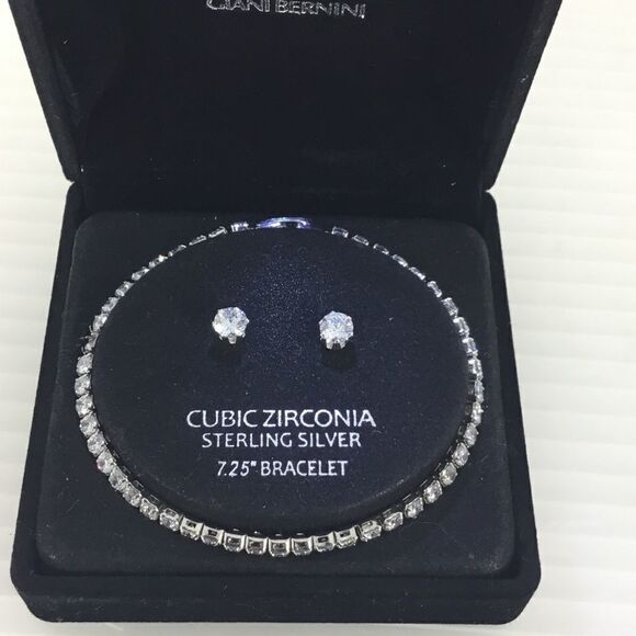 Giani Bernini Cubic Zirconia Jewelry Set (E2) - Picture 1 of 8